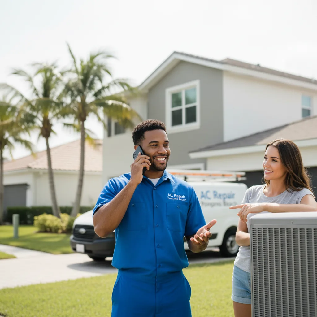 AC Repair Pompano Beach customer support in Hallettsville
